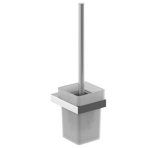 Ёршик туалетный настенный нерж. сталь/стекло CORINTO 16937.B глянцевый