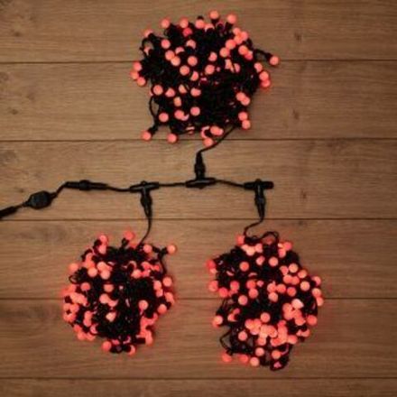 Гирлянда "LED ClipLight - ШАРИКИ" 24V, 3 нити по 20 м, цвет диодов Красный