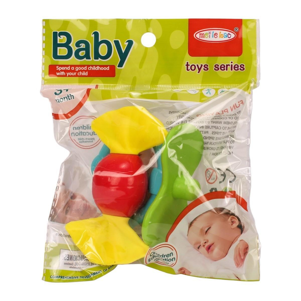 Набор погремушек 2 шт, пакет 8411-17