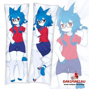 Дакимакура Фурри Синий Кот арт. 0625