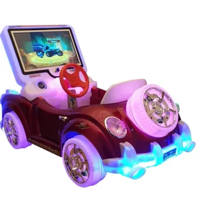 Автомат качалка с видео игрой «Ретромобиль»