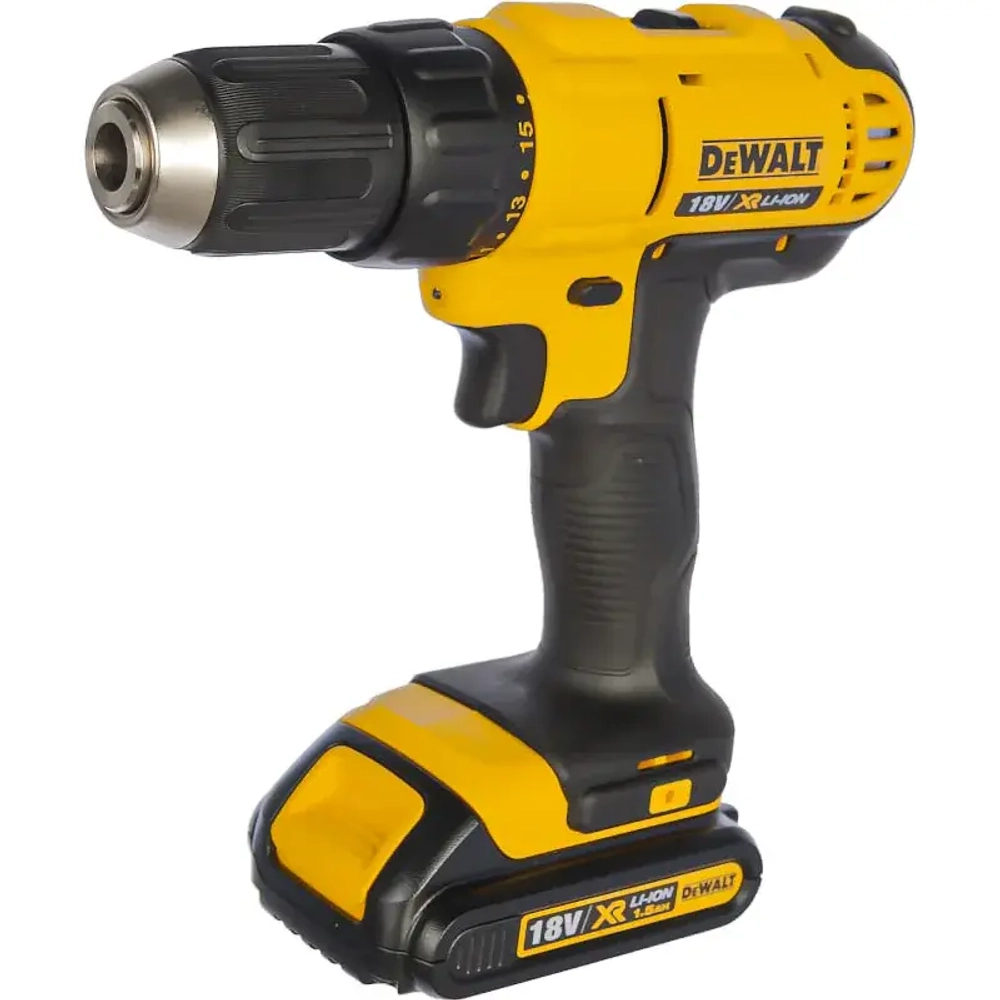 DeWalt DCD771S2-QW аккумуляторная дрель-шуруповёрт (2 x 1.5 Ач, ЗУ)