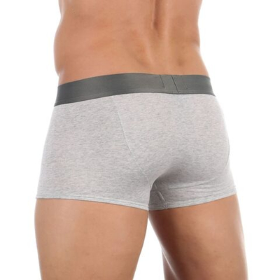 Серые меланжевые трусы-боксеры Emporio Armani (Размер: L) (Цвет: серый)