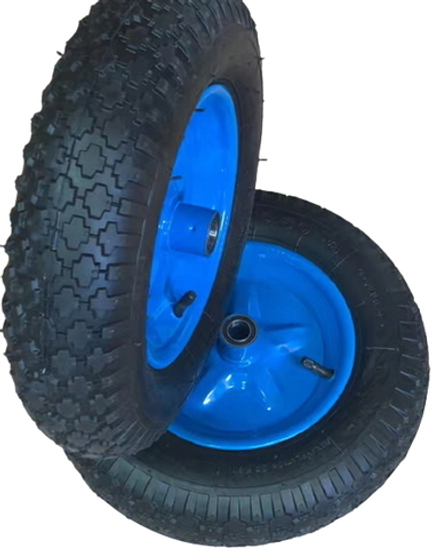 Колесо пневматическое резиновое 370 мм 3.50-8 (подшипник 20 мм)