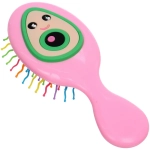 Расческа массажная детская «МИЛА», авокадо, цвет розовый, 14*5,5см (блистер)●