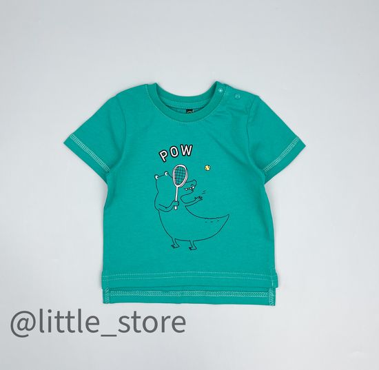 Футболка хлопковая "Теннис" Мята