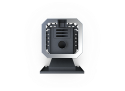 Банная печь Душа- 15 Сетка Высечка Закрытая Каменка панорама 8мм