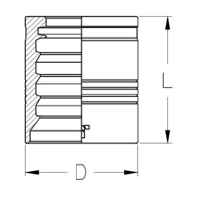 Муфта DN 50 4SH (с зачисткой)