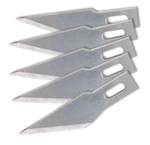 Лезвия для макетных ножей (скальпелей) 8 мм BRAUBERG, КОМПЛЕКТ 5 шт., блистер, 236636-RM