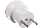 Сетевой адаптер STEKKER без заземления, 250В, 10A, IP20, белый, ADP10-05-20 39005