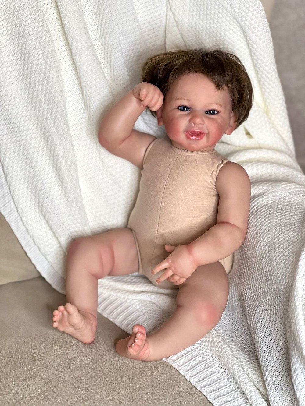 Кукла Реборн мягконабивная 50см в пакете (FA-243)