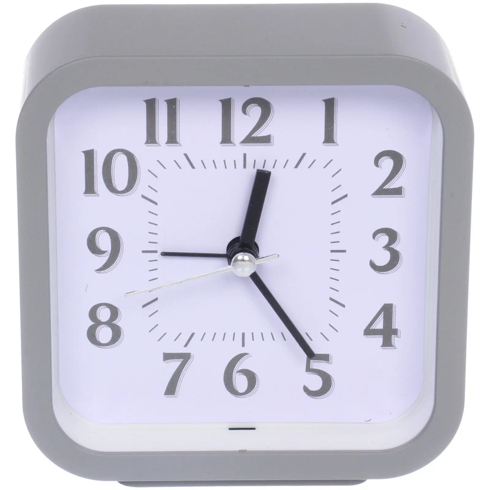 Будильник «Астон» 10*10*4,3см, микс цветов