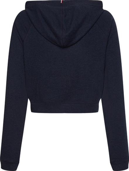 Женская теннисная куртка Tommy Hilfiger Slim Soft Hoodie - desert sky