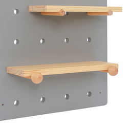 Полка настенная 38х80см Bergenson Bjorn Shely светло-серая