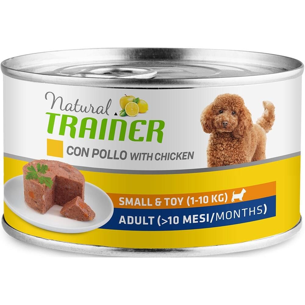 Консервы Trainer Natural Mini Adult Chicken для взрослых собак мелких пород с курицей 150 г