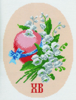 "Пасхальный набор"-1044/1 канва с рисунком