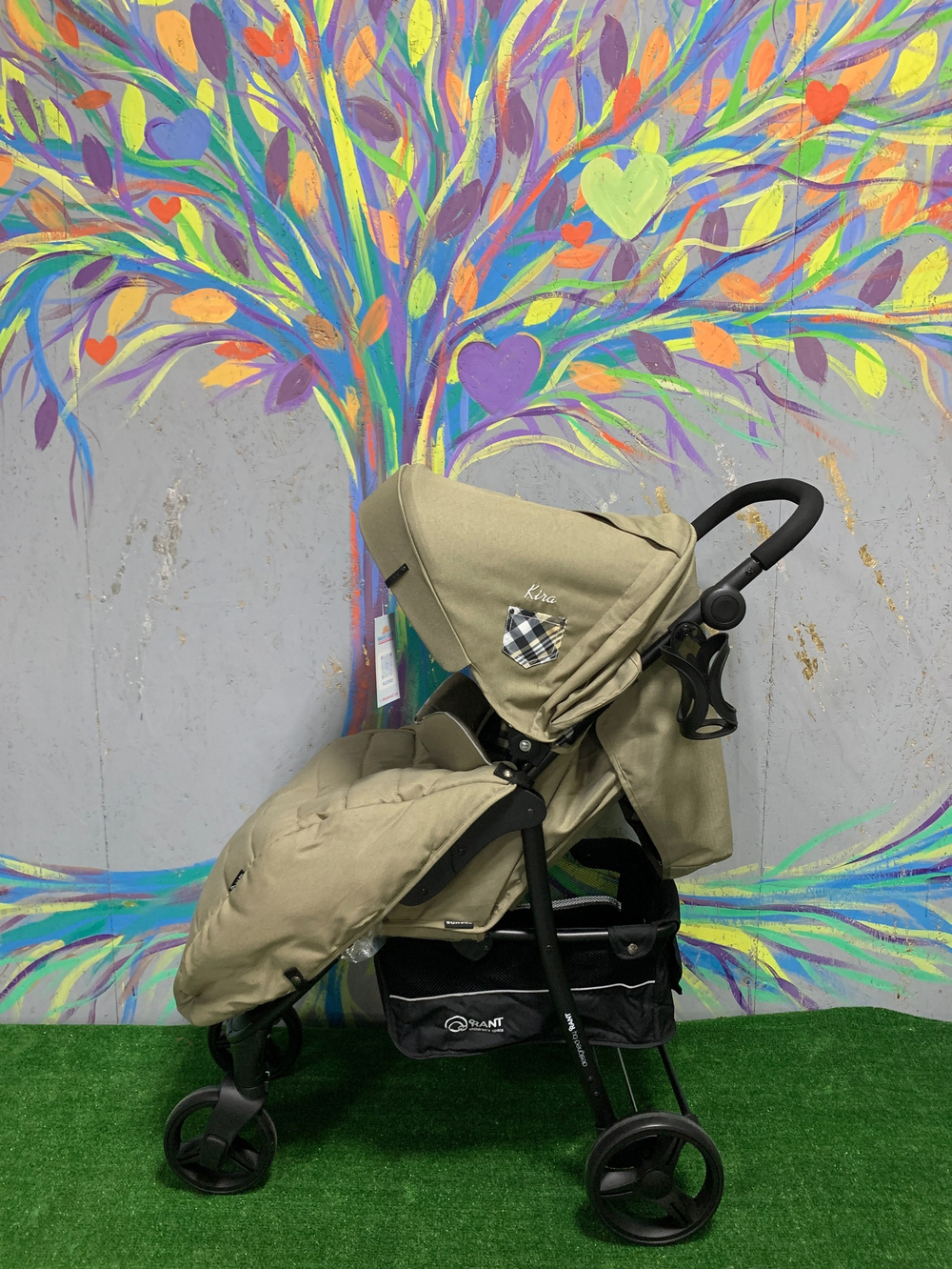 Коляска детская "KIRA Trends" RA055 Scotland beige