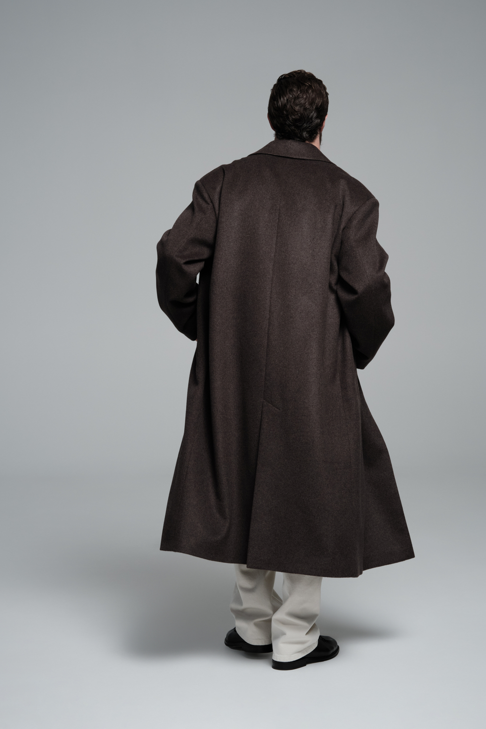 Пальто двубортное | brown