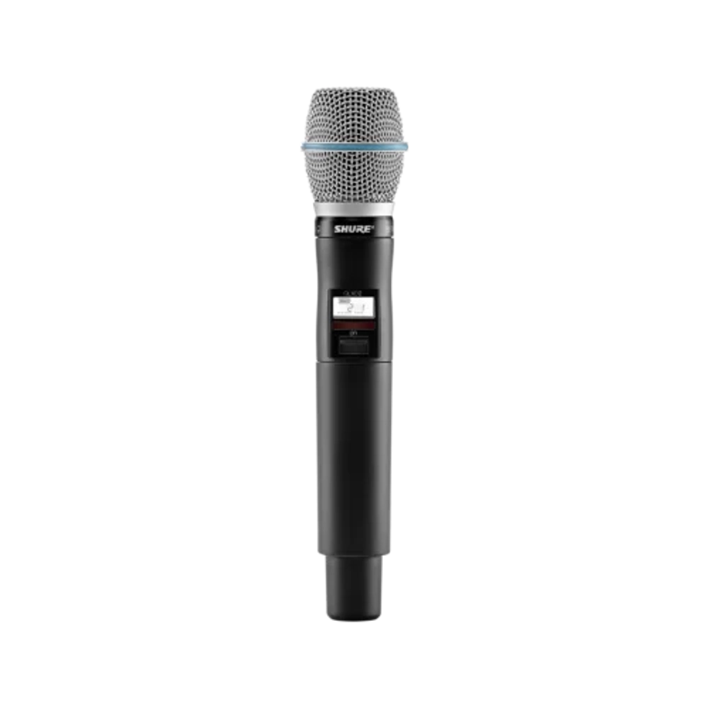 Shure QLXD2/B87A — цифровой ручной передатчик (24 бит, AES-256, до 10 ч работы)