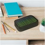 Пенал 3 отделения, 190*110 ArtSpace "Unique", ламинация, фольга