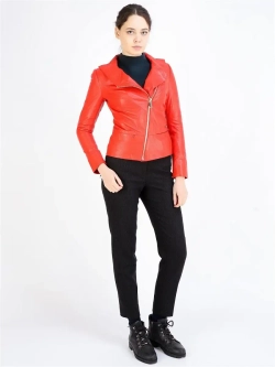 Косуха кожаная куртка женская Турция