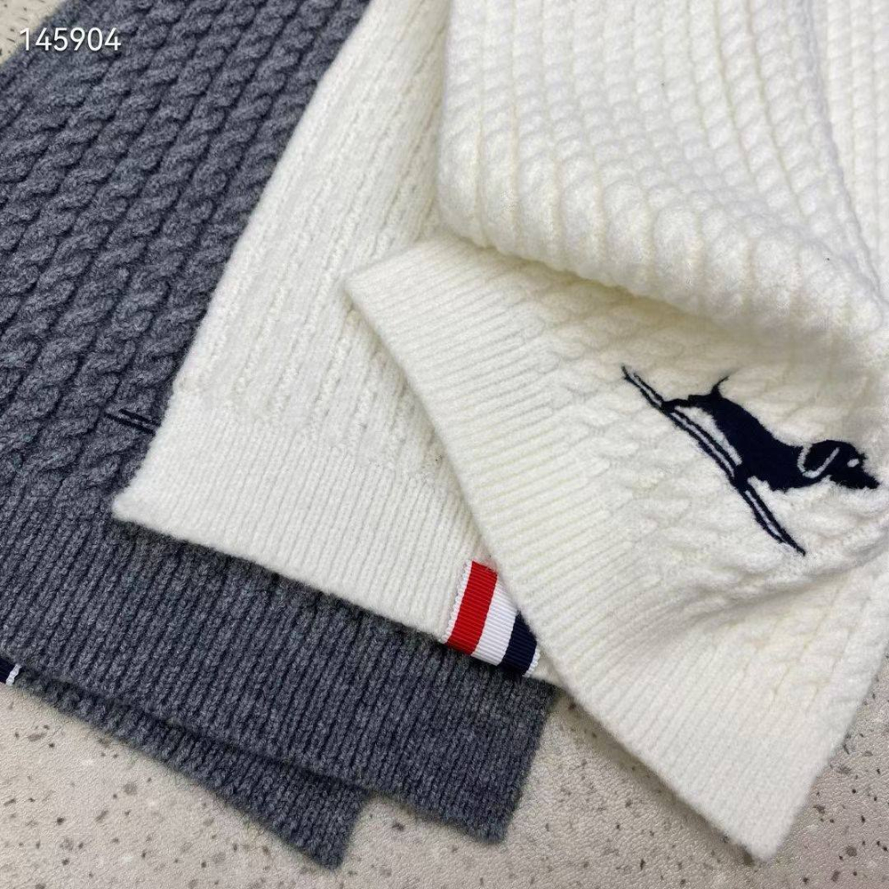 Комплект Thom Browne (шапка + шарф)