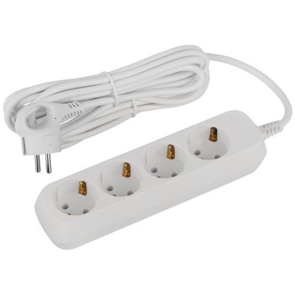 Удлинитель 4х5м с заземл. ПВС 3х0.75 UDL-10-450-E Greenline Эра Б0065060