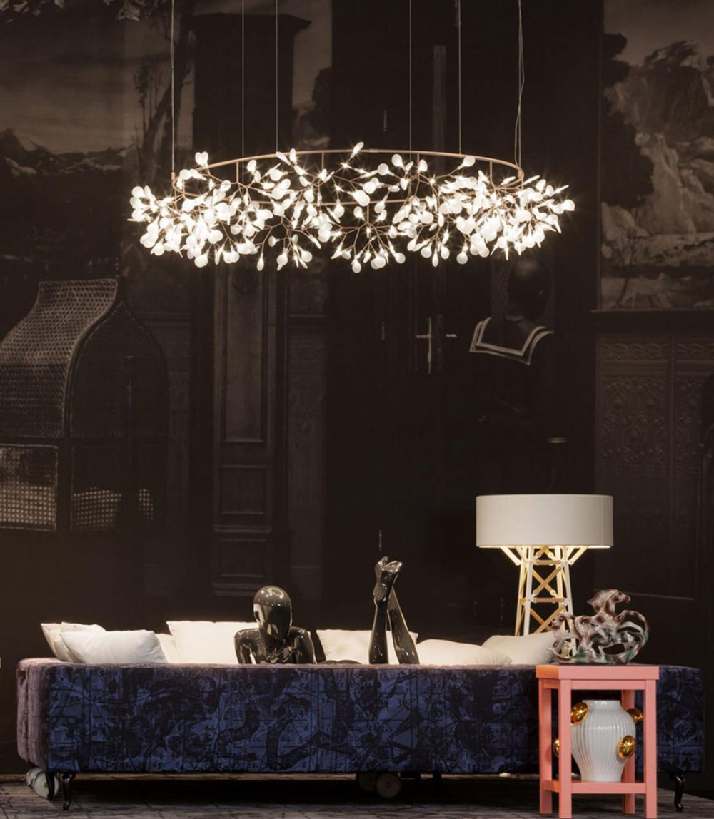 Pendant design lamp  Heracleum  Endless by Moooi (Brass)