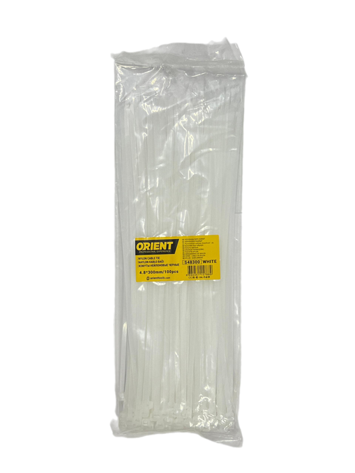 ХОМУТ НЕЙЛОНОВЫЙ 4,8Х300 (100 ШТ) ORIENT S48300
