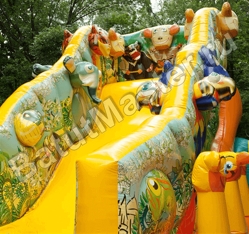 Коммерческий надувной батут "Нильский крокодил"