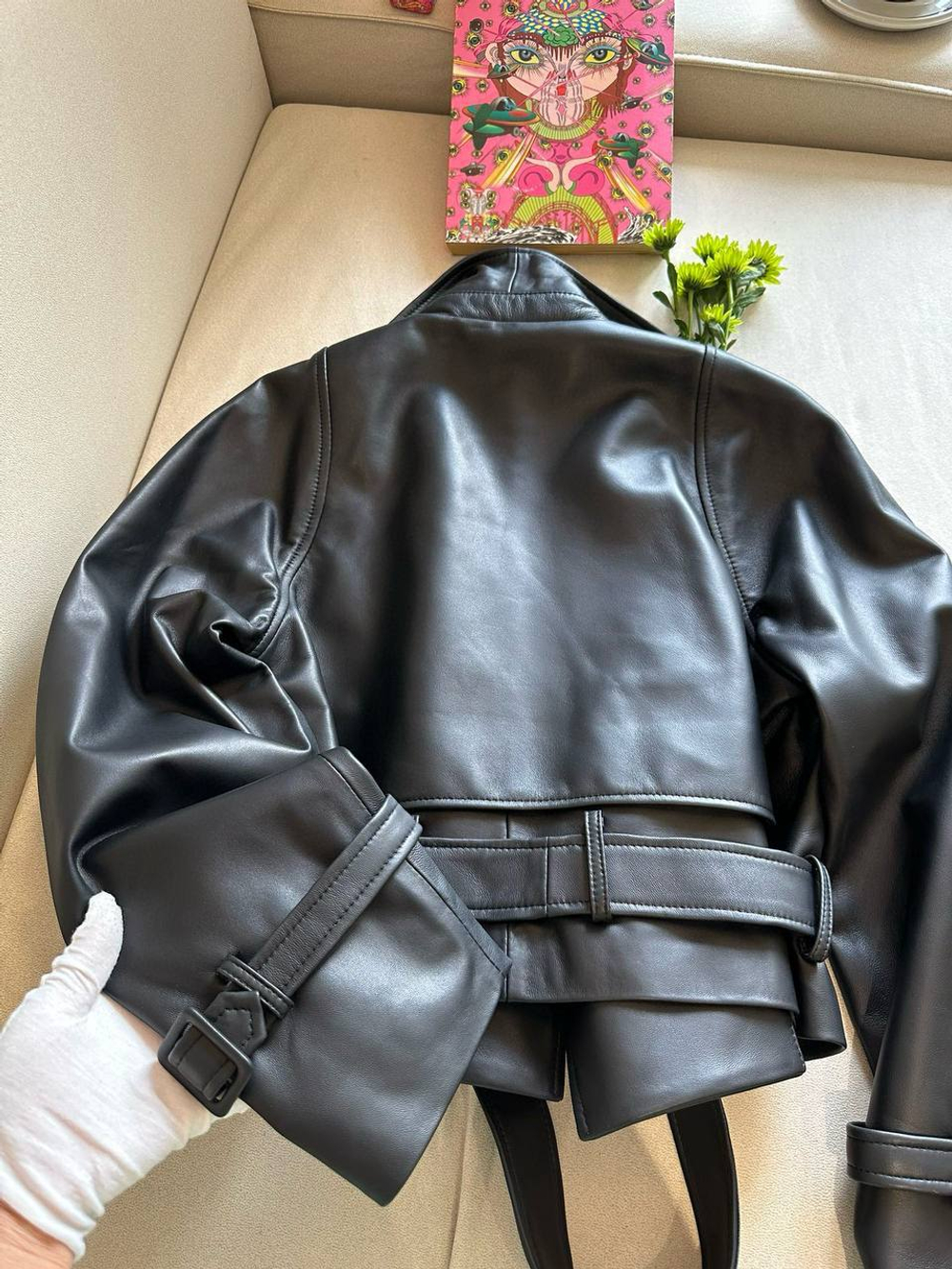 Кожаная куртка Yves Saint Laurent