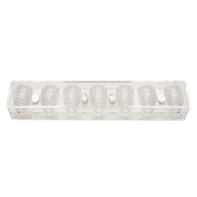 Форма для шоколада на магнитах "Клубника" 7 ячеек 23*32 мм, поликарбонат, P.L. Proff Cuisine