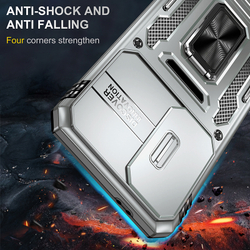 Чехол Safe Case с кольцом и защитой камеры для Samsung Galaxy S25 FE