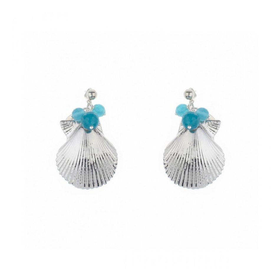 Серьги Ester Bijoux Ракушка C791-S BW