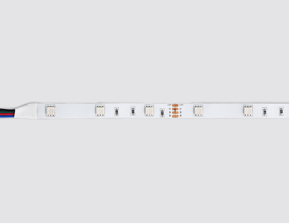 GS2401 5050 30Led/ 7.2W m/ 12V IP20 RGB/ 5000*10*1.87mm (4 конт.) комплект