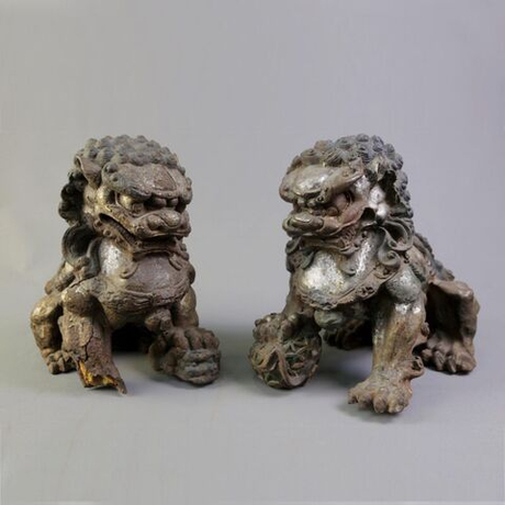 Винтаж: Собаки Фу( небесные львы Будды) 2 шт
