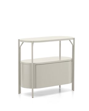 Тумба для ванной Arely из белой стали и белого лака