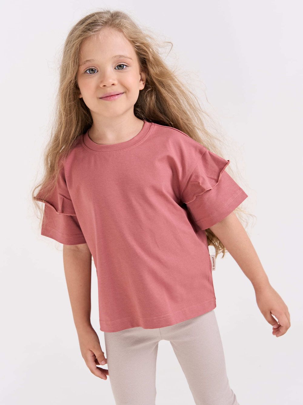 Футболка с крылышками "Пепельная роза"