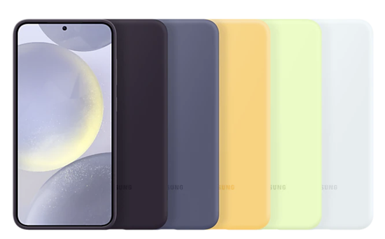 Чехол-накладка Silicone Case S24+ (Желтый)