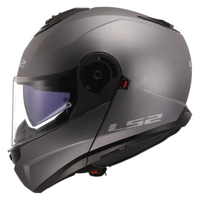 LS2 Strobe II helmet matt titanium