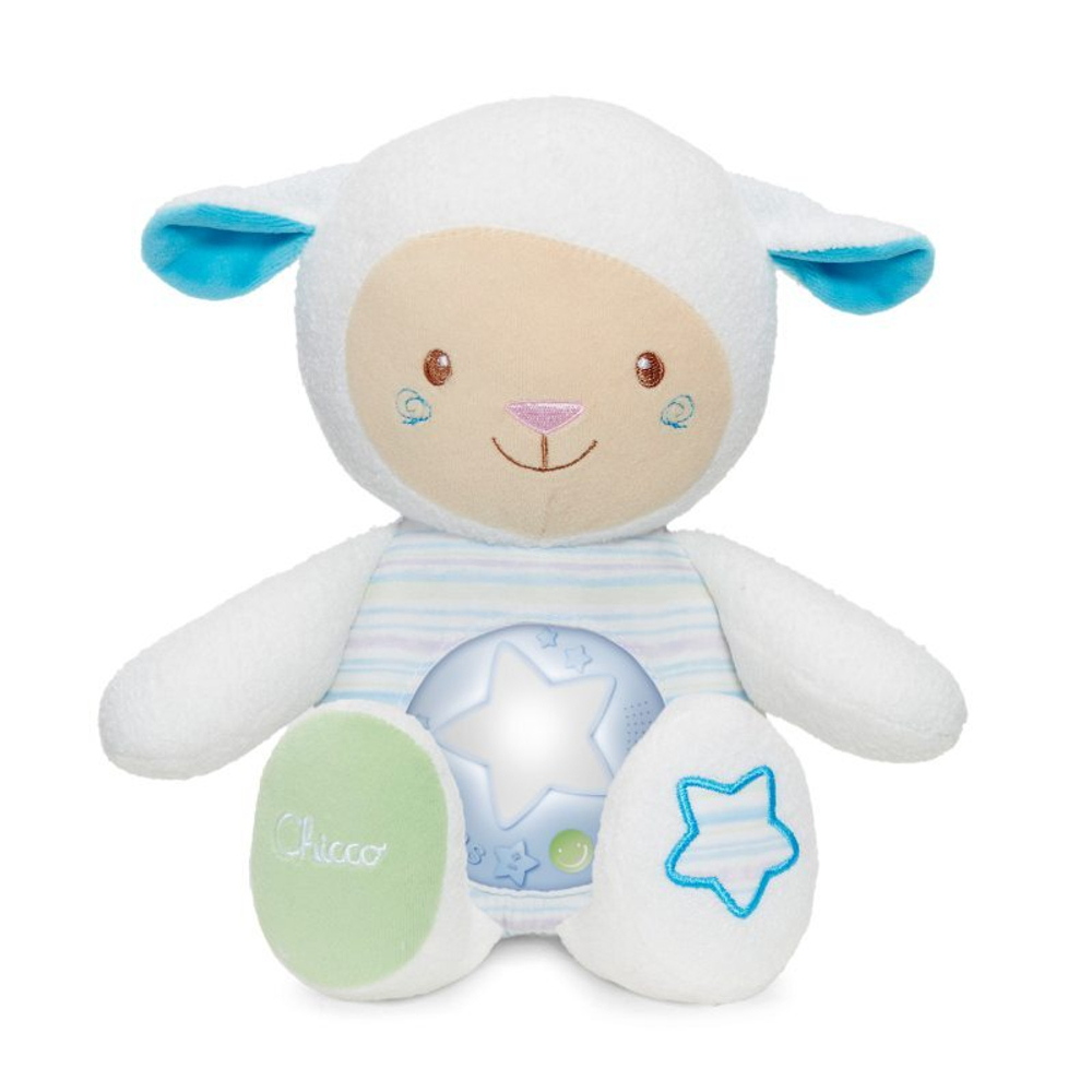 Chicco First Dreams - Прикроватная лампа Sheep с возможностью записи голоса Синий 90902
