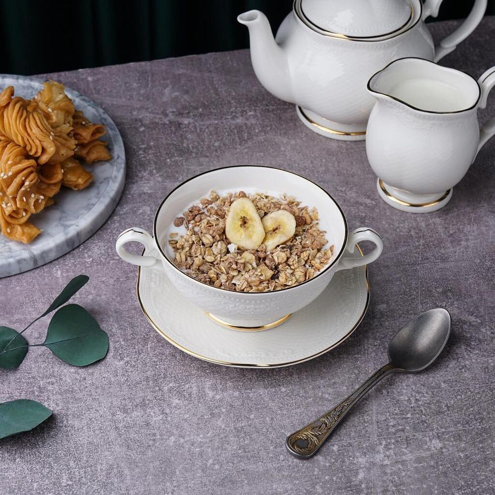 Бульонная пара 280 мл d 11,8 см h6 см Gold Aristocrat Noble [1]