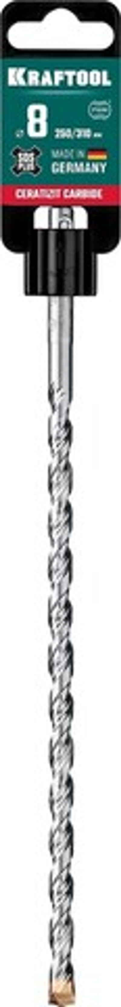 KRAFTOOL Cerazit Carbide, 8 х 310 мм, SDS-plus бур (29320-310-08)