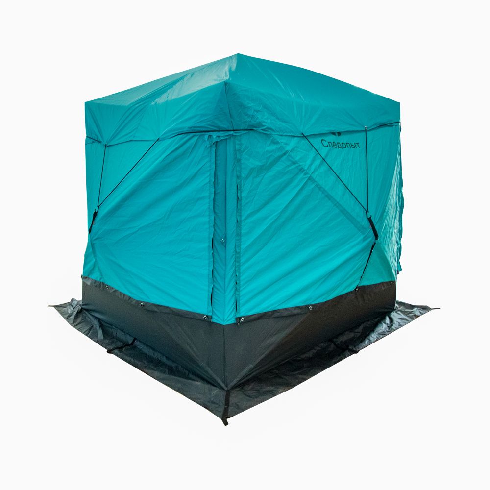 Шатер СЛЕДОПЫТ быстросборный, 2,1х2,1 м, h-2,05 м, S по полу 4,4 кв.м, цв. WATERFALL
