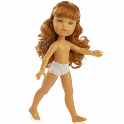 1_Кукла BERJUAN виниловая 35см Fashion Girl без одежды (2853)
