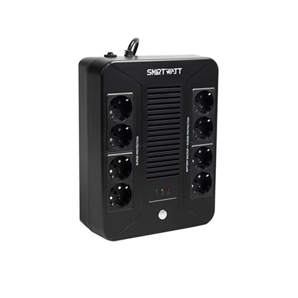 ИБП SMARTWATT UPS SAFE PRO 800 Line-interactive 800VA/480W Brick
