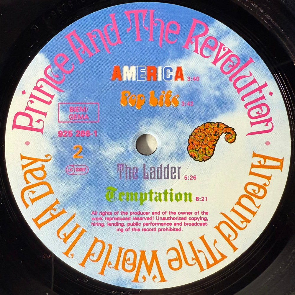 Prince And The Revolution - Around The World In A Day (Германия 1985г.)