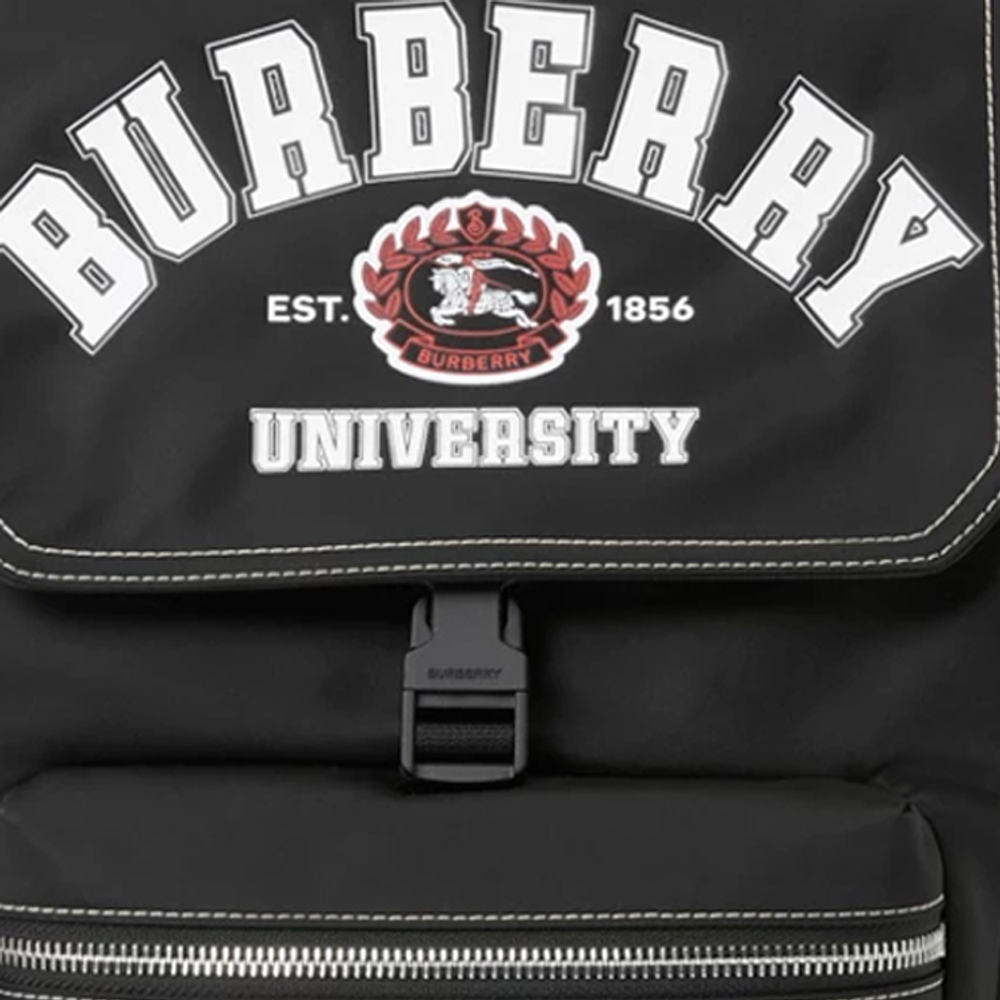 Burberry Leather Backpack Regular Kids" Black