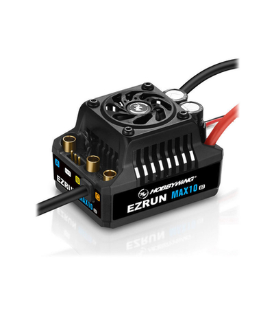 Бесколлекторный регулятор Hobbywing EZRUN MAX10 G2-140A (140A-880A, 1/10) влагозащищённый