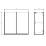 Кухня Виго 200 см со столешницей (5 модулей) / ЛДСП персидский жемчуг, массив дуба